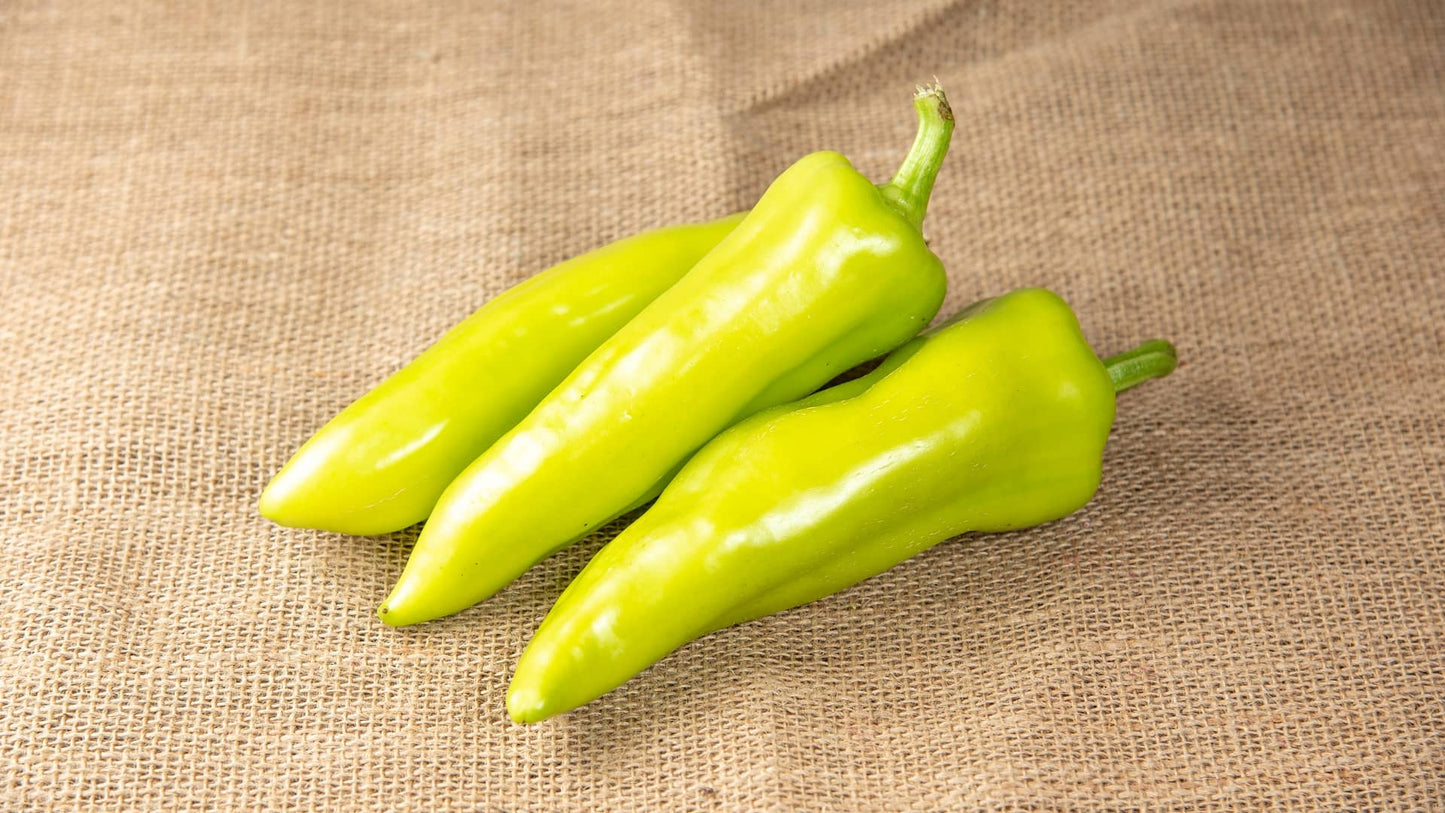 Sveza zelena paprika silja