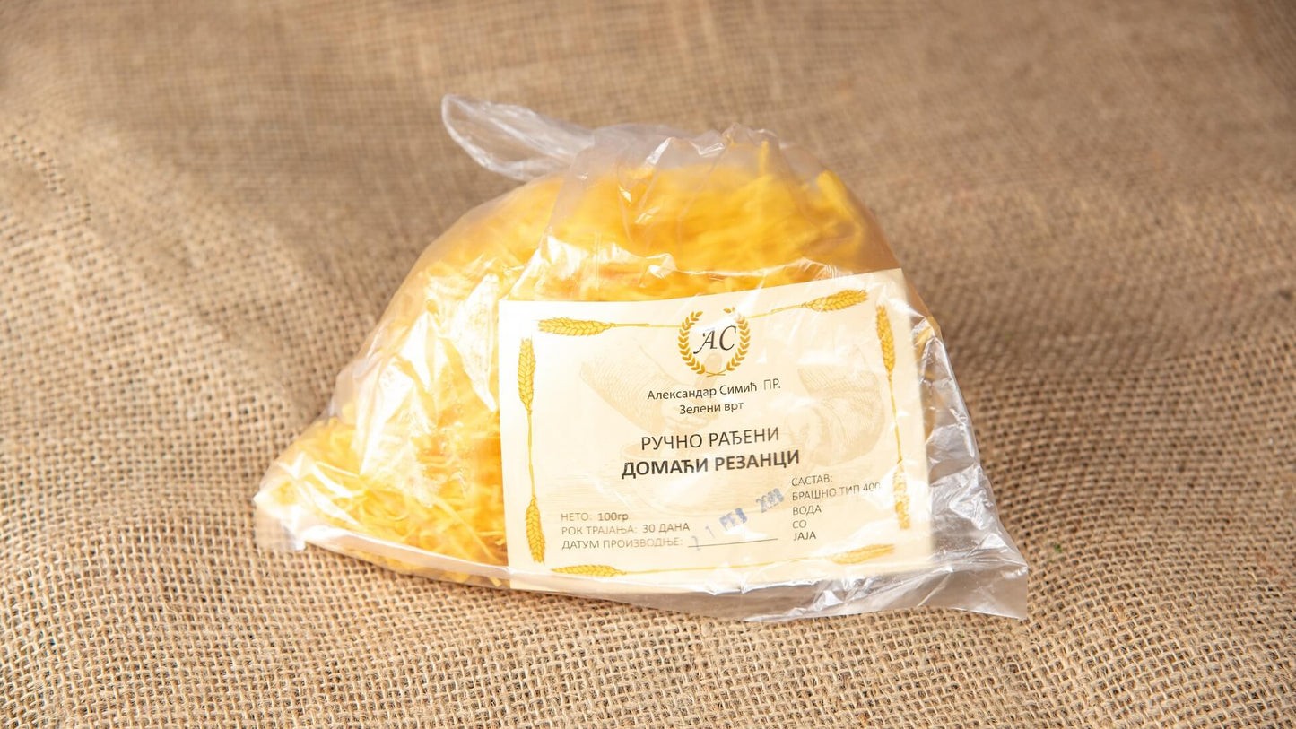 Domaća rezanca za supu